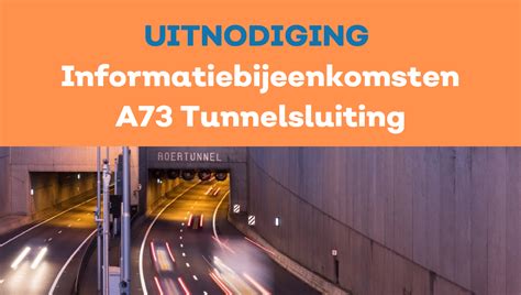 Tunnelsluiting planning